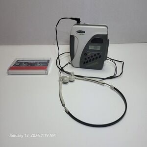 KOSS Tracker PP230 Portable Vintage Radio Cassette Tape Player Tested-Read Info.
